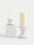 Marks & Spencer "Ceramic Dinner Candle & Tealight Holder"